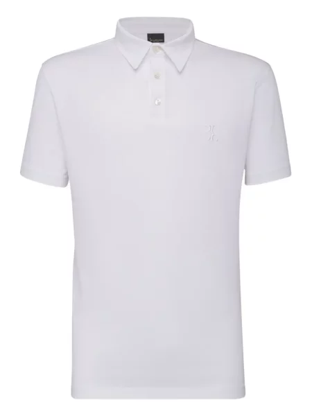 Haftowana koszulka polo Billionaire biała