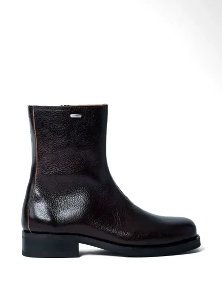 Botine Our Legacy din piele maro