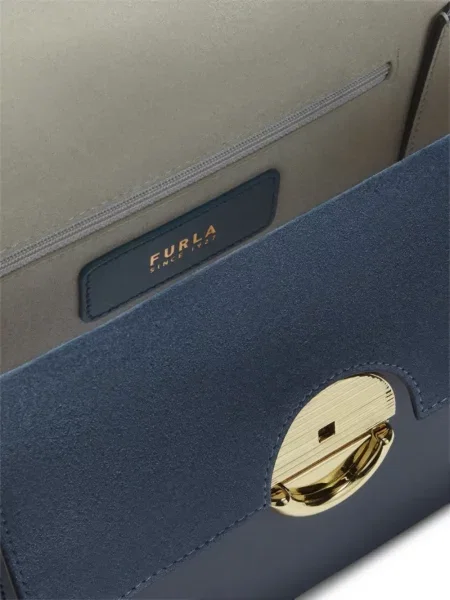 Τσάντα shopper Furla μπλε