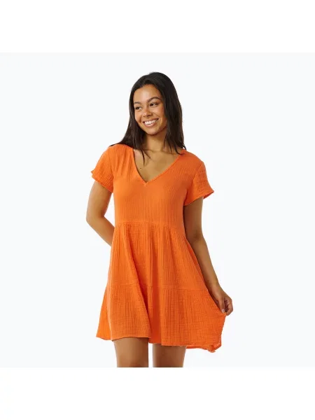 Дамска рокля Rip Curl Premium Surf bright orange оранжево