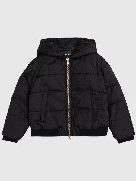 Детская куртка Balmain черная