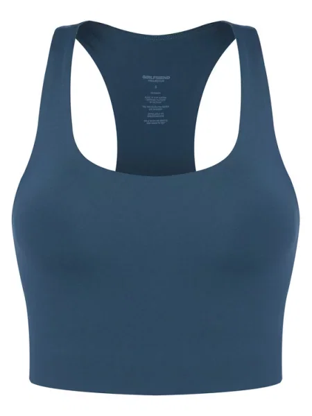 Girlfriend Collective Спортивний бюстгальтер Paloma cиній
