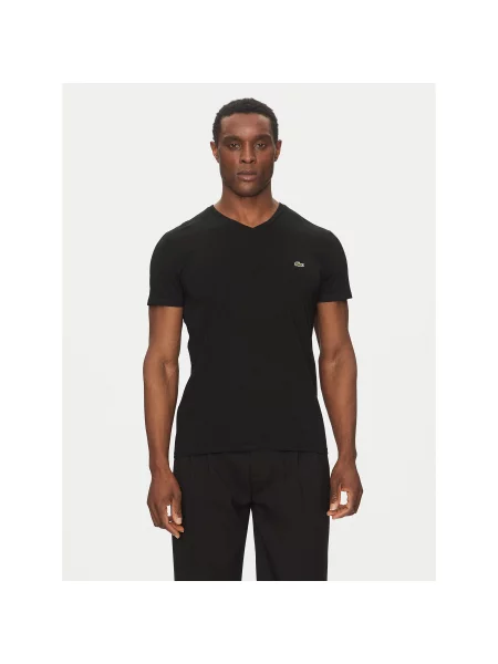 Lacoste Футболка Regular Fit чорний