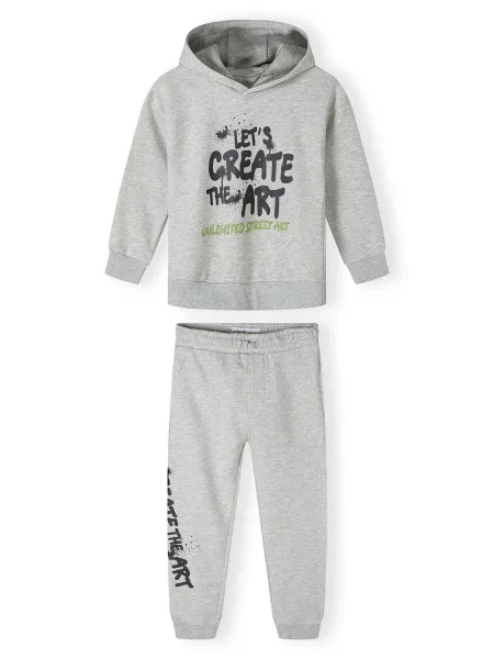 MINOTI Trening gri / verde negru