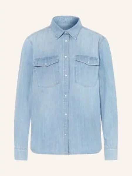 Juvia Bluzka Jeansowa Madlin blau niebieska