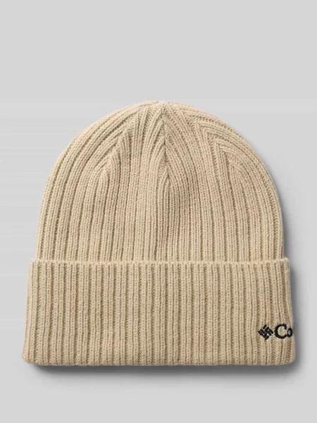 Czapka beanie z wyhaftowanym logo Columbia szara