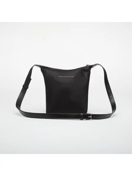 Torebka crossbody Mm6 Maison Margiela skórzana czarna