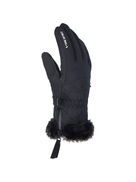 Rękawice narciarskie VIKING Meris Jr Ski Kids czarne