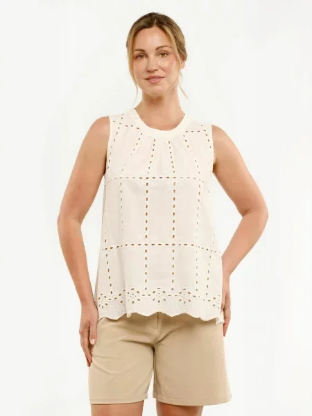 Liberte Essentiel Tricou BRODY alb