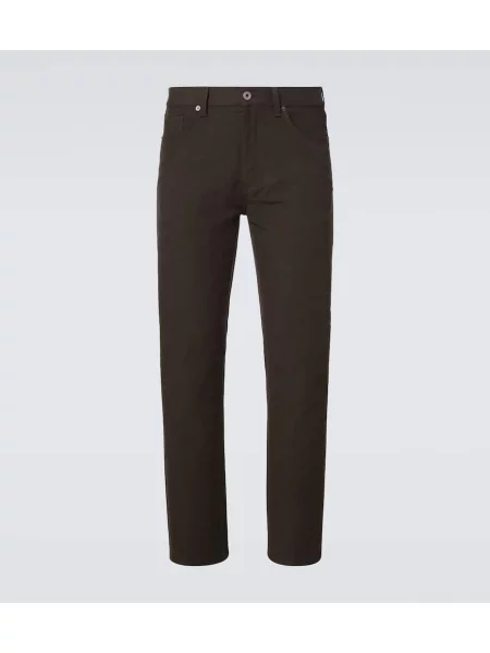 Pantaloni Zegna din cașmir maro