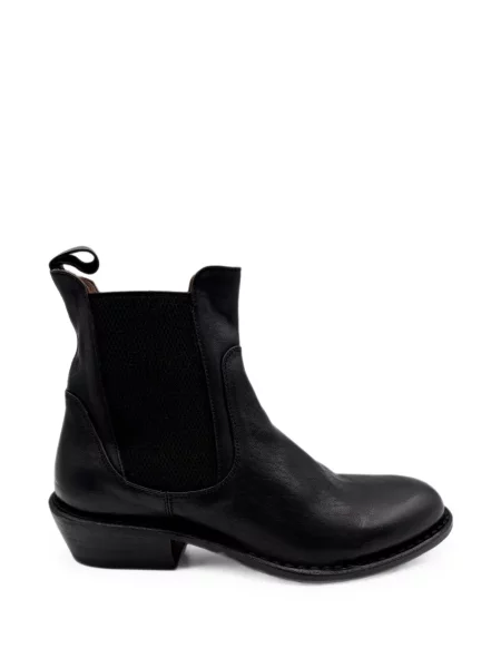 Kožené kotníkové boty Fiorentini + Baker černé