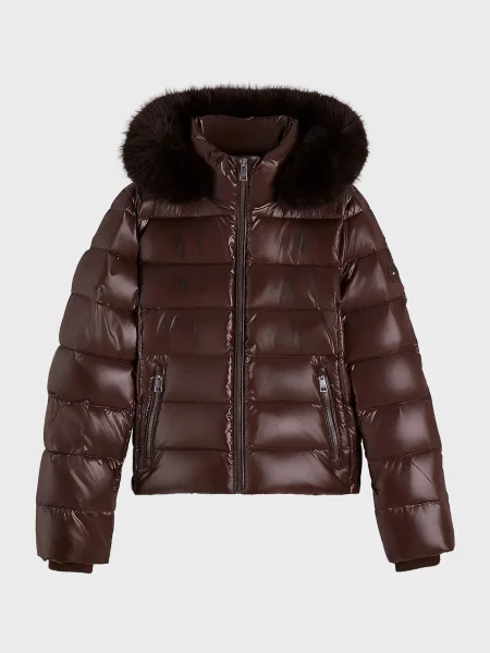 Пуховик Tommy Hilfiger коричневий