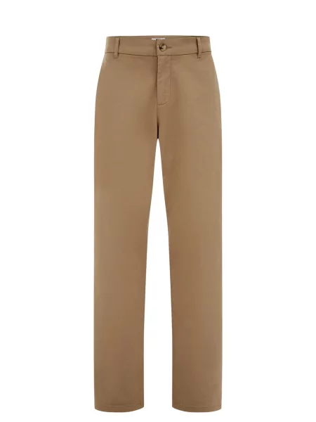 WE Fashion Chino hlače rjava