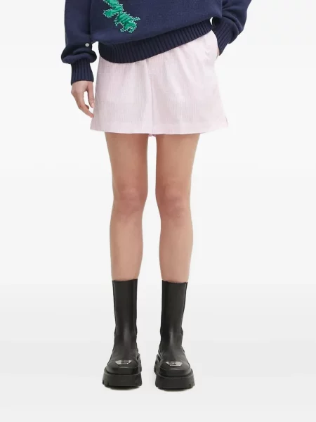 Pantaloni scurți Fiorucci în carouri roz