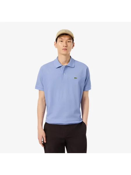 Lacoste Oryginalna Koszulka Polo O Klasycznym Kroju fioletowy