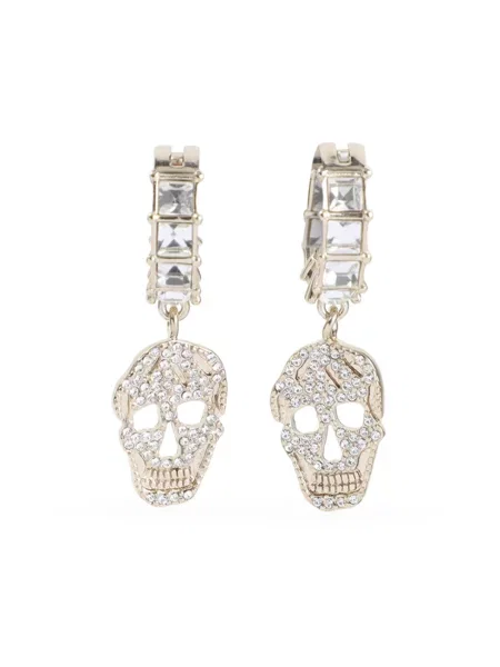 Kolczyki Alexander Mcqueen szare