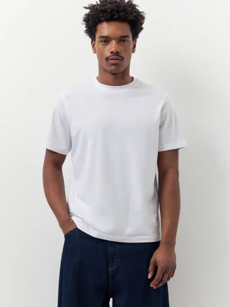 Pull&Bear Tricou negru alb