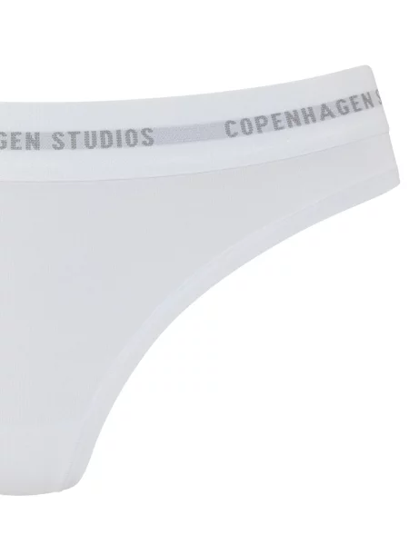 Copenhagen Studios Tanga negru alb