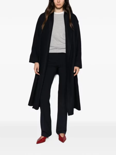 Pantaloni Twinset cu autograf albastru