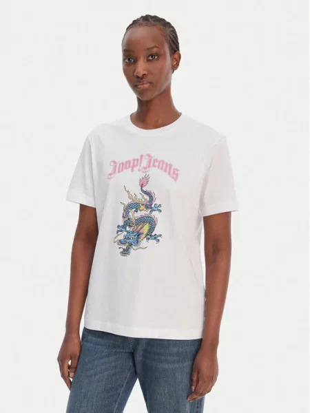 JOOP! Jeans Marškinėliai Trinessa balta