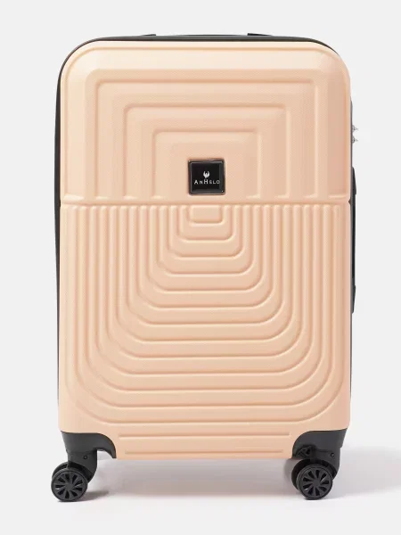 Чемодан Ricco Grande бежевый