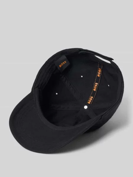 Boss Orange czapka z daszkiem z aplikacją czarny