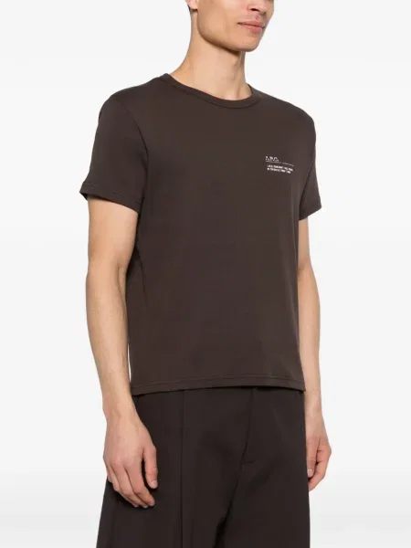 Tricou A.p.c. cu autograf maro