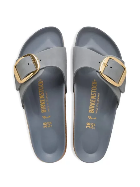 Sandale Birkenstock cu cataramă gri