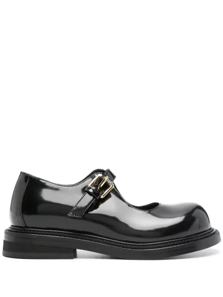 Pantofi cu toc Moschino din piele negru