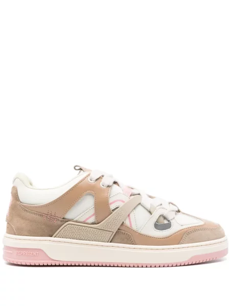 Sneakerși Represent din piele maro