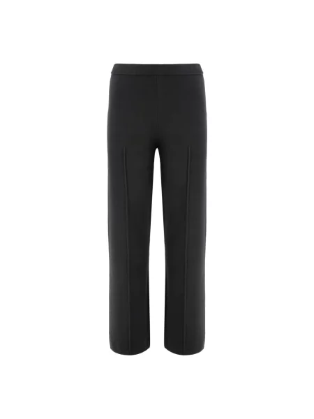 Calvin Klein Spodnie dzianinowe Wide Leg czarny