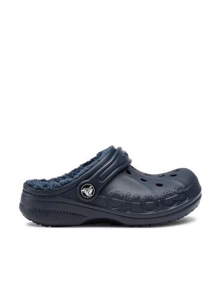 Crocs Klapki Baya Lined Clog K Granatowy