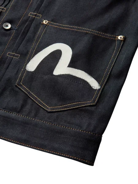 Geacă de blugi Evisu albastru