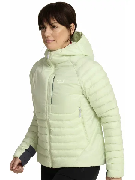 Зимова куртка Jack Wolfskin Routeburn салатовий