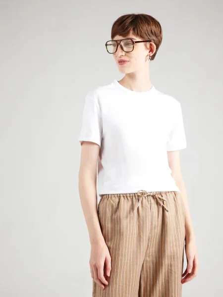 WEEKDAY Tricou Rey negru alb