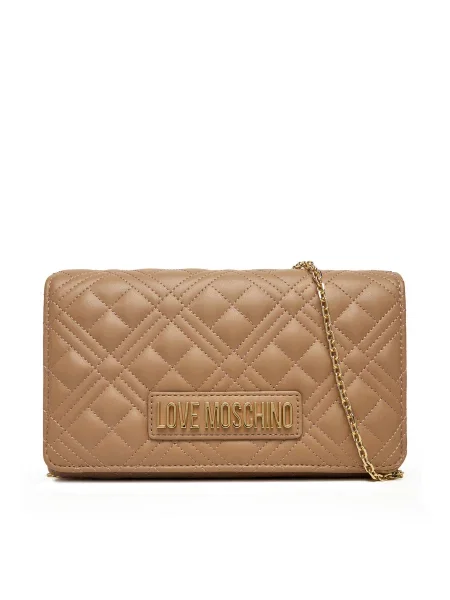 LOVE MOSCHINO Дамска чанта бежов