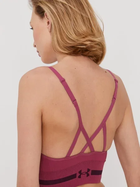 Under Armour Sportovní podprsenka Seamless růžová