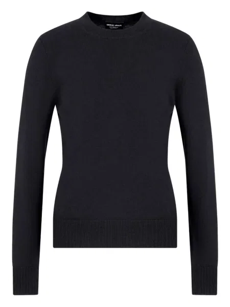 Pulover Giorgio Armani din cașmir cu decolteu rotund albastru