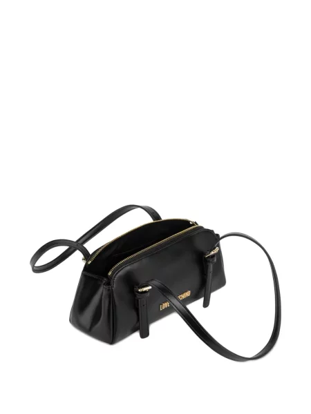 Τσάντα Love Moschino με αγκράφα μαύρο