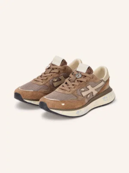 Premiata Sneakersy Lauryn / zlatá / krémová hnědá