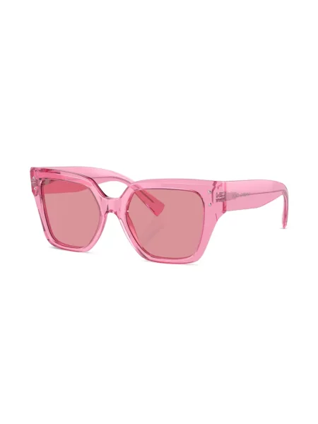 Skaidrios saulės akiniai Dolce & Gabbana Eyewear rožinė