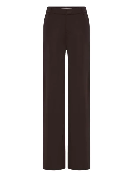 Pantaloni Christopher Esber din jerseu maro