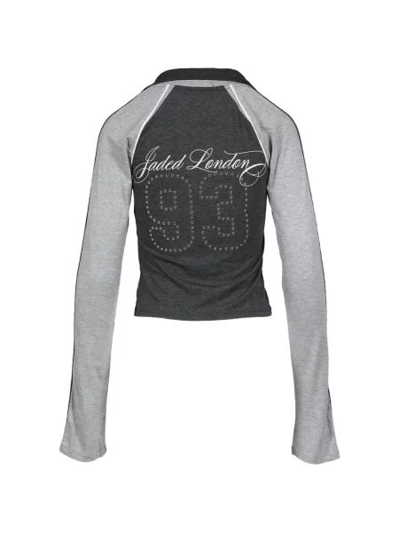 Tricou Jaded London cu tepi gri