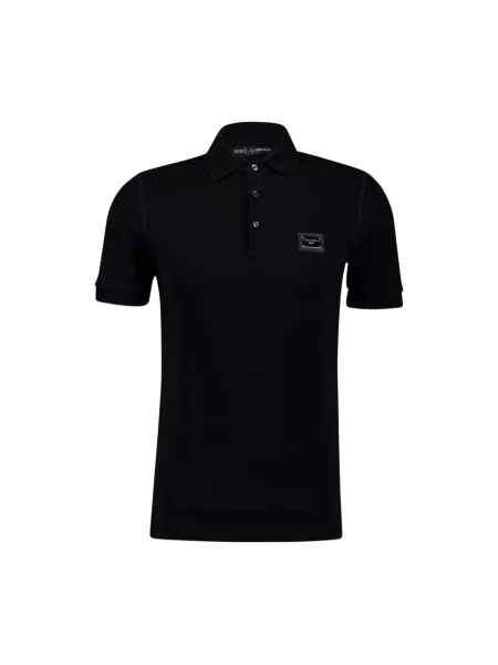Koszulka polo Dolce And Gabbana czarna
