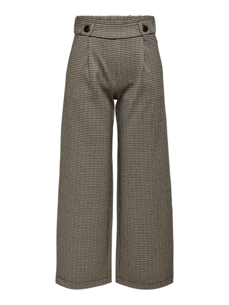JDY Pantaloni cutați Geggo Mia / maro deschis negru