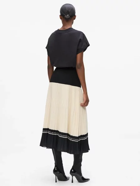 Спідниця Karl Lagerfeld maxi розкльошена чорний