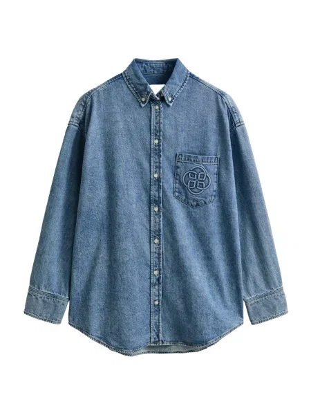 GANT Bluză denim albastru