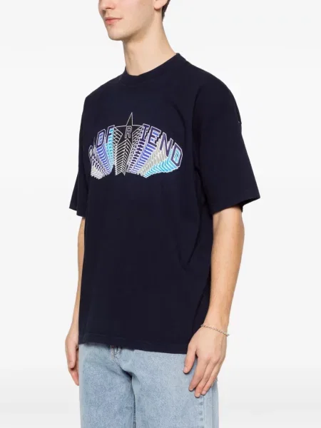 Tricou Badfriend cu imagine albastru