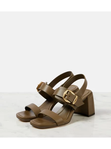 Sandale Jimmy Choo din piele verde