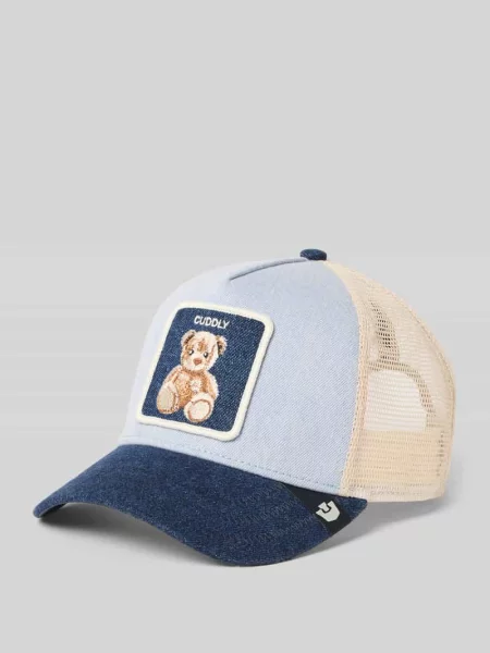 Czapka z daszkiem z wyhaftowanym motywem model Cuddly' Goorin Bros niebieska
